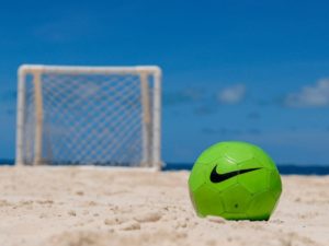 beach soccer in cancun